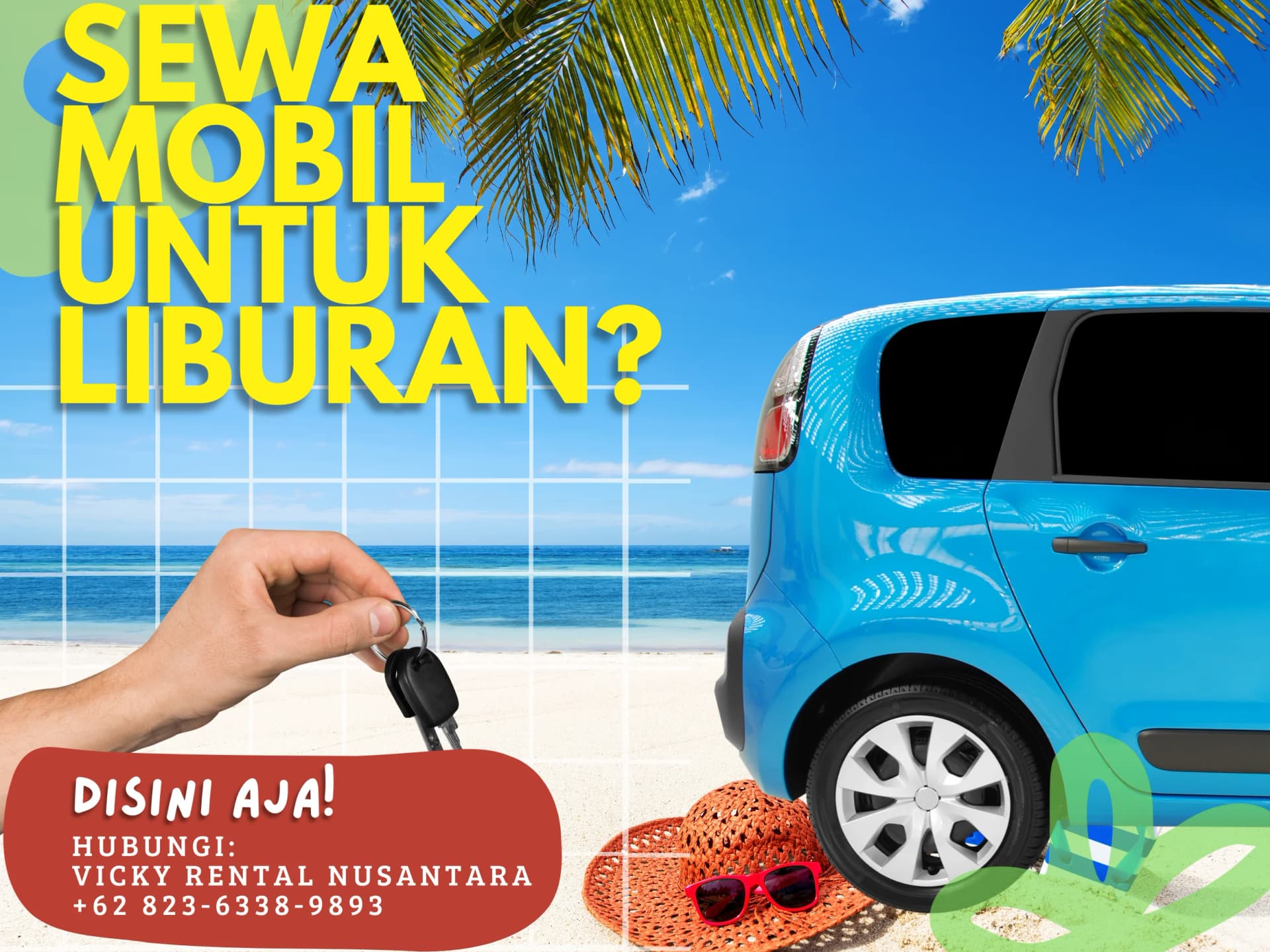 Kolase destinasi wisata ikonik dari berbagai kota di Indonesia